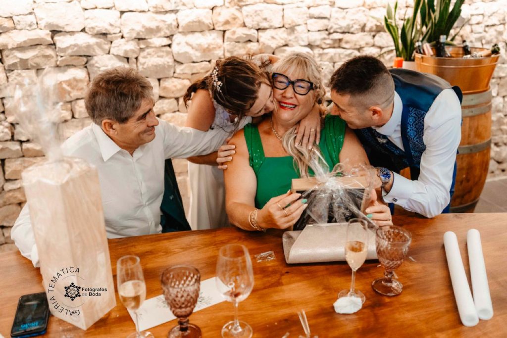 foto de madre en la boda